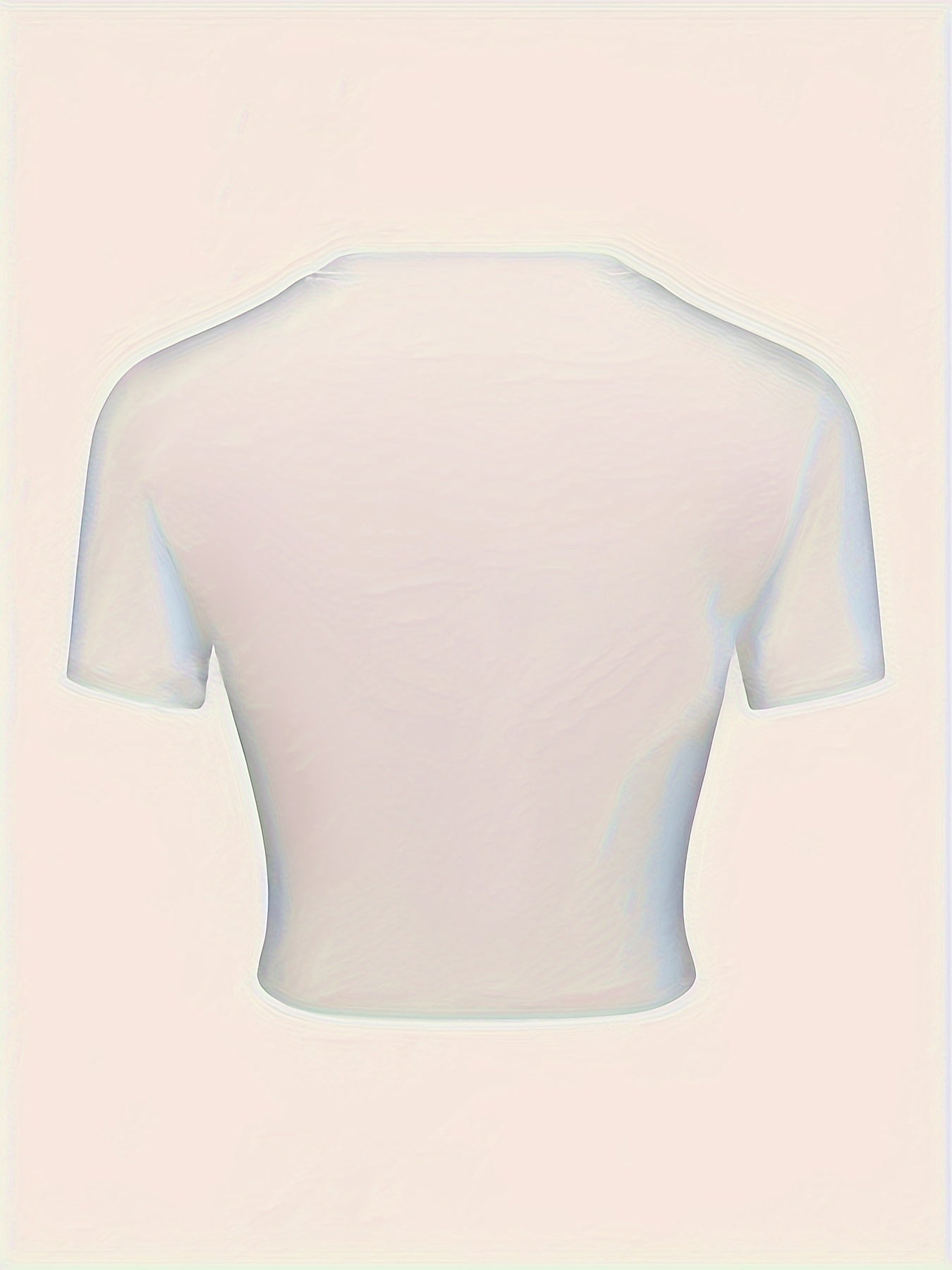 Girl's Birthday Print Crew Neck T-shirt, Casual Short Sleeve Crop Top For Spring & Summer, Women's Clothing